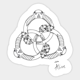 We're Alive - Keep It In The Family Sticker